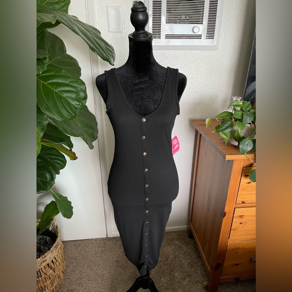 Black and Gold Dress